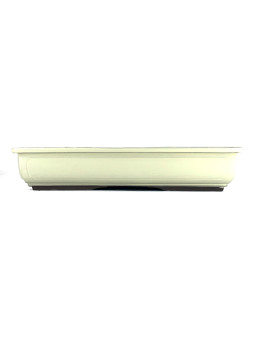Tiesto rectangular 37 cm crema  Yokkaichi JY59/2C