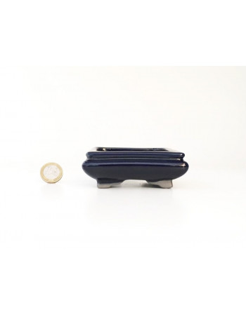 Tiesto cuadrado 9 cm Seto azul 14247/3