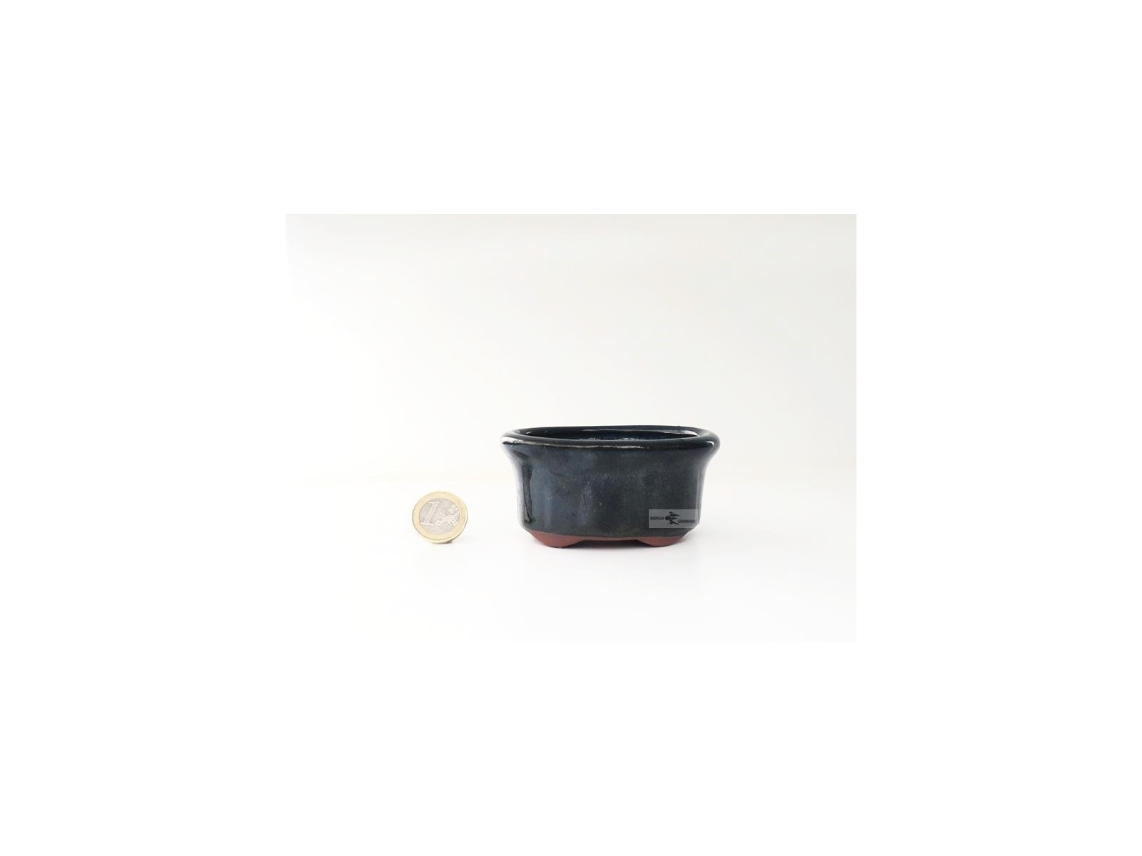 Tiesto oval 9 cm azul 14504/1