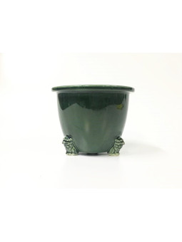 Tiesto redondo cascada 15.5 cm verde Seto 14533 bonsai