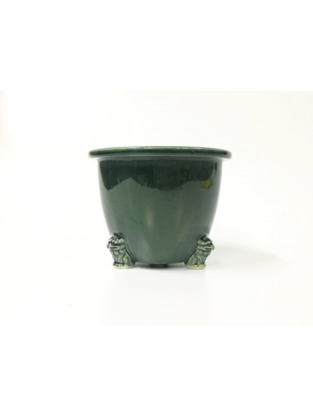 Tiesto redondo cascada 15.5 cm verde Seto 14533 bonsai