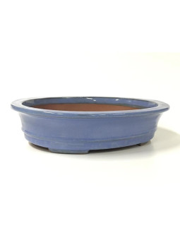Tiesto oval 37 cm celeste Yixing 14532 bonsai