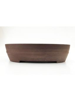 Tiesto ovalado 52 cm 14552 sin esmaltar bonsai