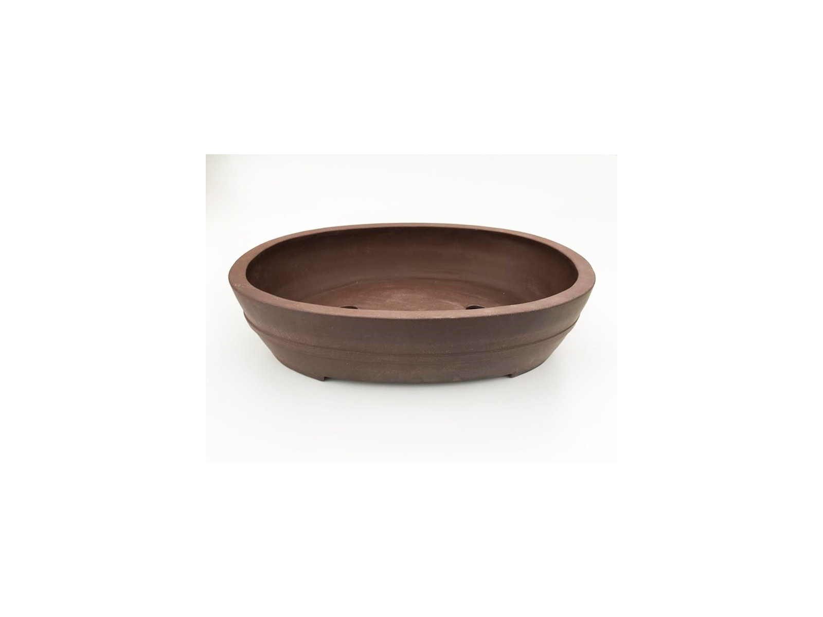Tiesto ovalado 52 cm 14552 sin esmaltar bonsai