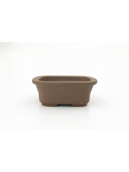 Tiesto rectangular 12 cm 14208/1 sin esmaltar bonsai