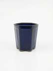 Tiesto hexagonal cascada 11.5 cm azul Yokkaichi 14555/1 bonsai