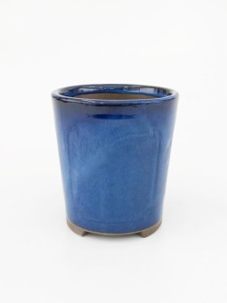 Tiesto redondo cascada 11 cm azul Yokkaichi 14555/3 bonsai