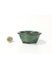 Tiesto redondo 8.5 cm verde Yokkaichi 13731/20 bonsai