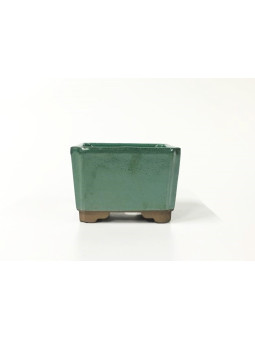 Tiesto cuadrado 10 cm verde Yokkaichi 14135/9 maceta para bonsai