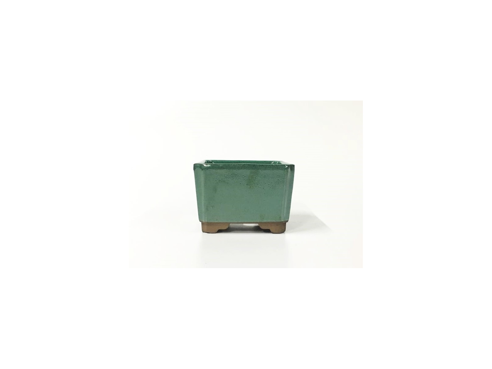 Tiesto cuadrado 10 cm verde Yokkaichi 14135/9 maceta para bonsai
