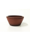Tiesto redondo 12.5 cm Yixing sin esmaltar 14569 maceta para bonsai
