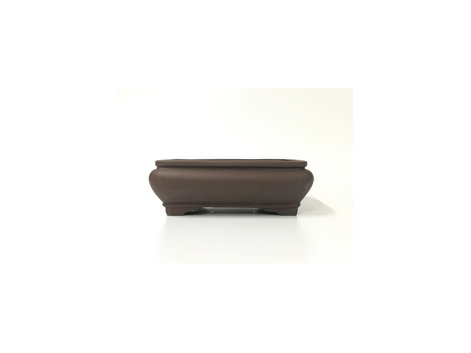 Tiesto rectangular 23.5 cm Yixing sin esmaltar 13437 para bonsai