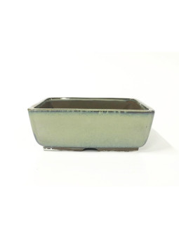 Tiesto rectangular 16 cm verde Yokkaichi 14567 bonsai