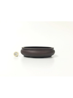 Tiesto redondo 15 cm Yixing sin esmaltar 14582 bonsai