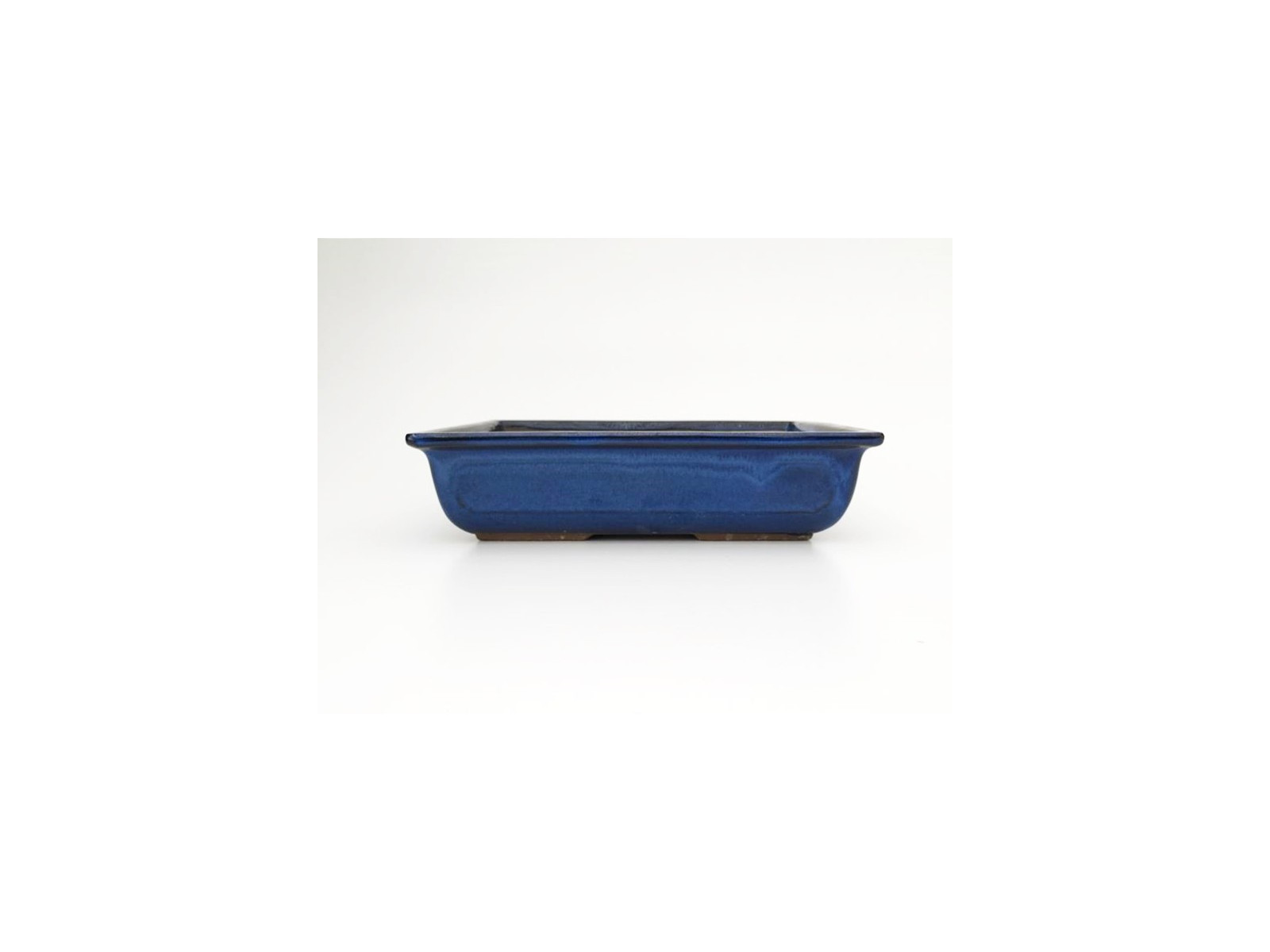 Tiesto rectangular 24.5 cm azul Yokkaichi 14138 maceta de bonsai