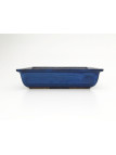 Tiesto rectangular 24.5 cm azul Yokkaichi 14138 maceta de bonsai