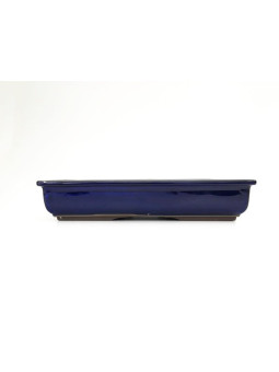 Tiesto rectangular  37 cm azul Yokkaichi 14259 maceta para bonsai