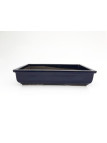 Tiesto rectangular 34 cm azul Yokkaichi 14258 maceta para bonsai