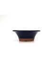 Tiesto redondo 18.5 cm azul Yokkaichi 14562 maceta para bonsai