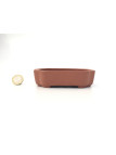 Tiesto rectangular 12 cm Yixing 14585 sin esmaltar bonsai