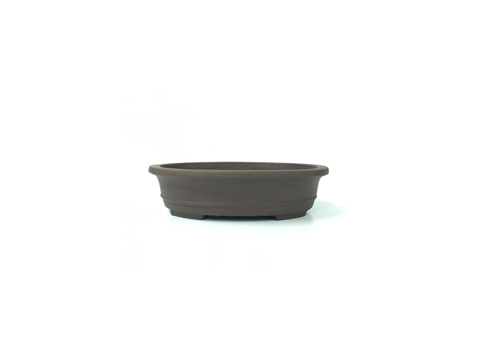 Tiesto ovalado 27.5 cm Yixing 13438 sin esmaltar bonsai