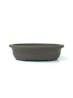Tiesto ovalado 27.5 cm Yixing 13438 sin esmaltar bonsai