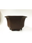Tiesto hexagonal cascada 50.5 cm Yixing 14572 sin esmaltar bonsai