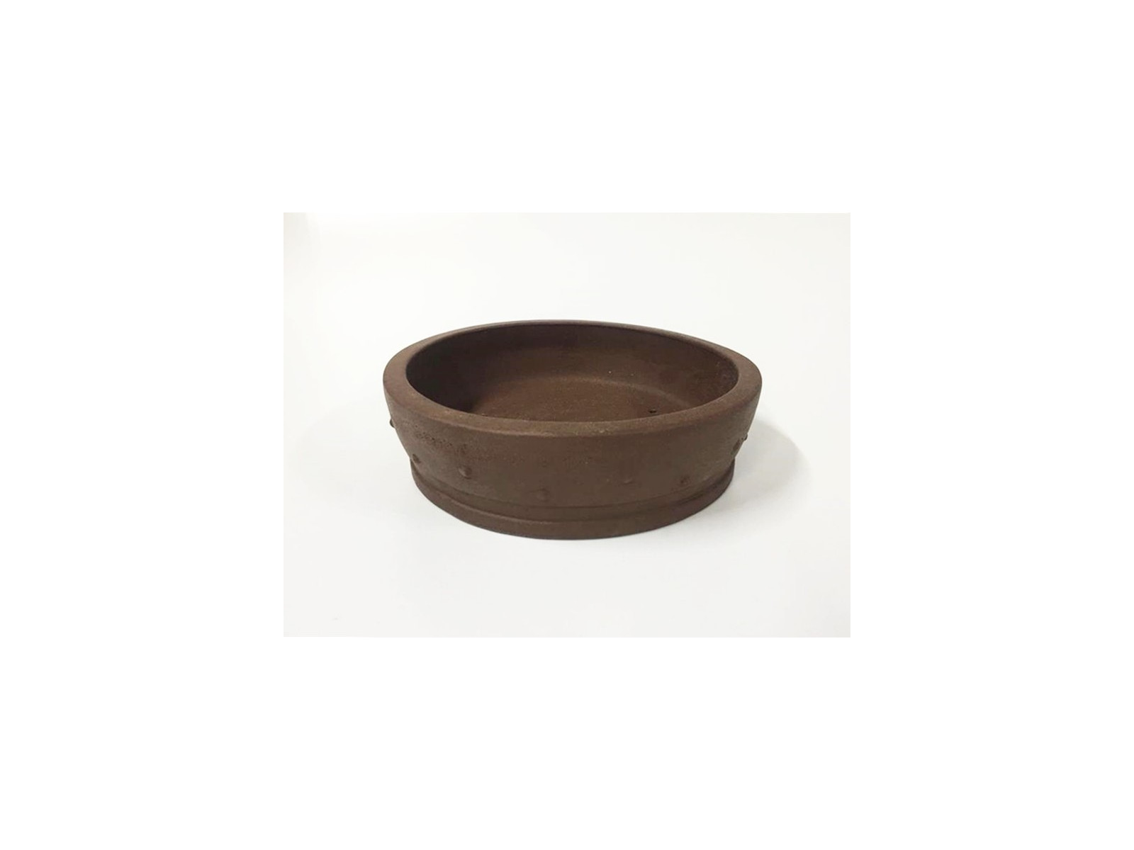 Tiesto redondo 25 cm Yixing 14594 sin esmaltar bonsai