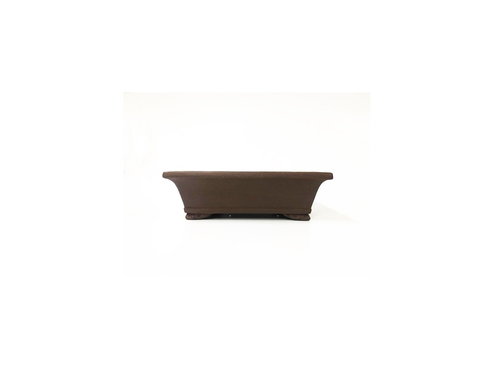 Tiesto rectangular 25 cm Yixing 14597 sin esmaltar bonsai