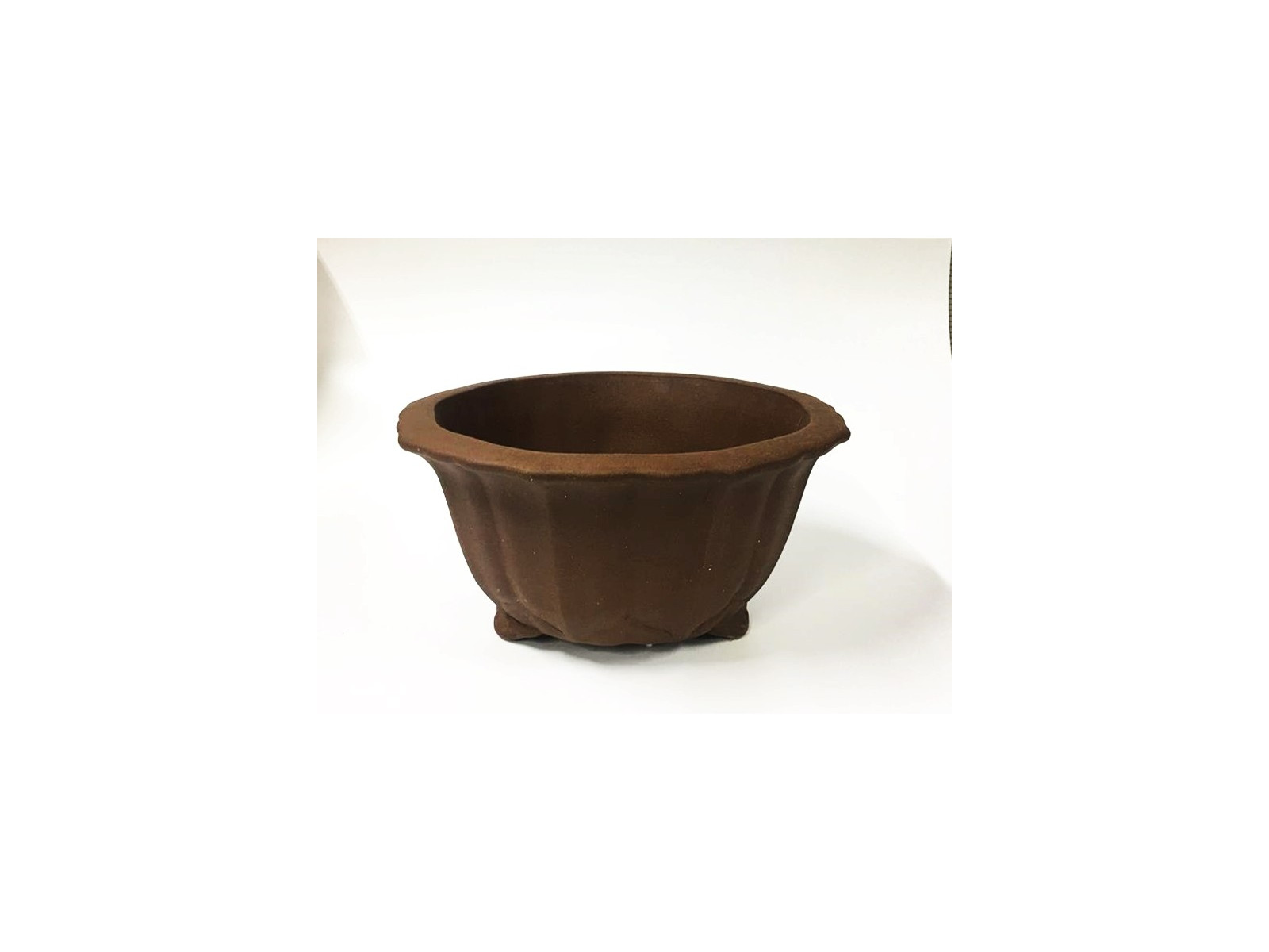 Tiesto redondo 44 cm Yixing 14593 sin esmaltar bonsai