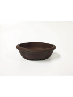 Tiesto flor//mokko 17.5 cm Yixing 14600 sin esmaltar bonsai