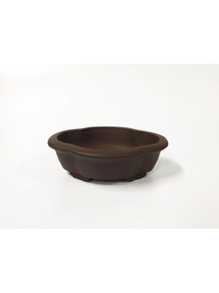Tiesto flor//mokko 17.5 cm Yixing 14600 sin esmaltar bonsai