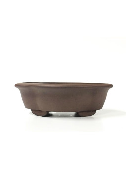 Tiesto flor//mokko 17.5 cm Yixing 14600 sin esmaltar bonsai