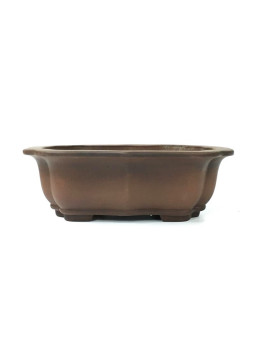 Tiesto ovalado 39 cm Yixing 13172 sin esmaltar bonsai