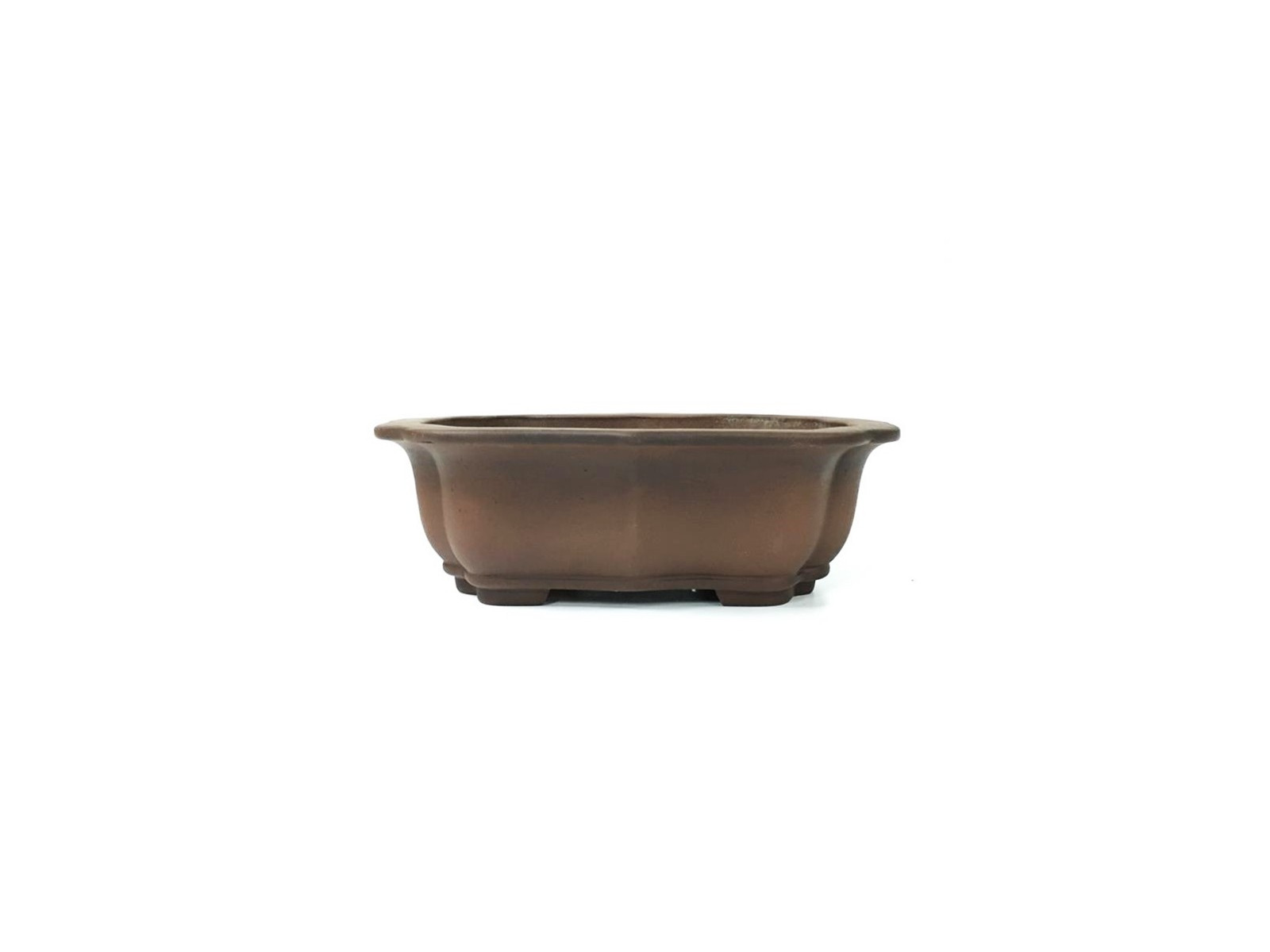 Tiesto ovalado 39 cm Yixing 13172 sin esmaltar bonsai