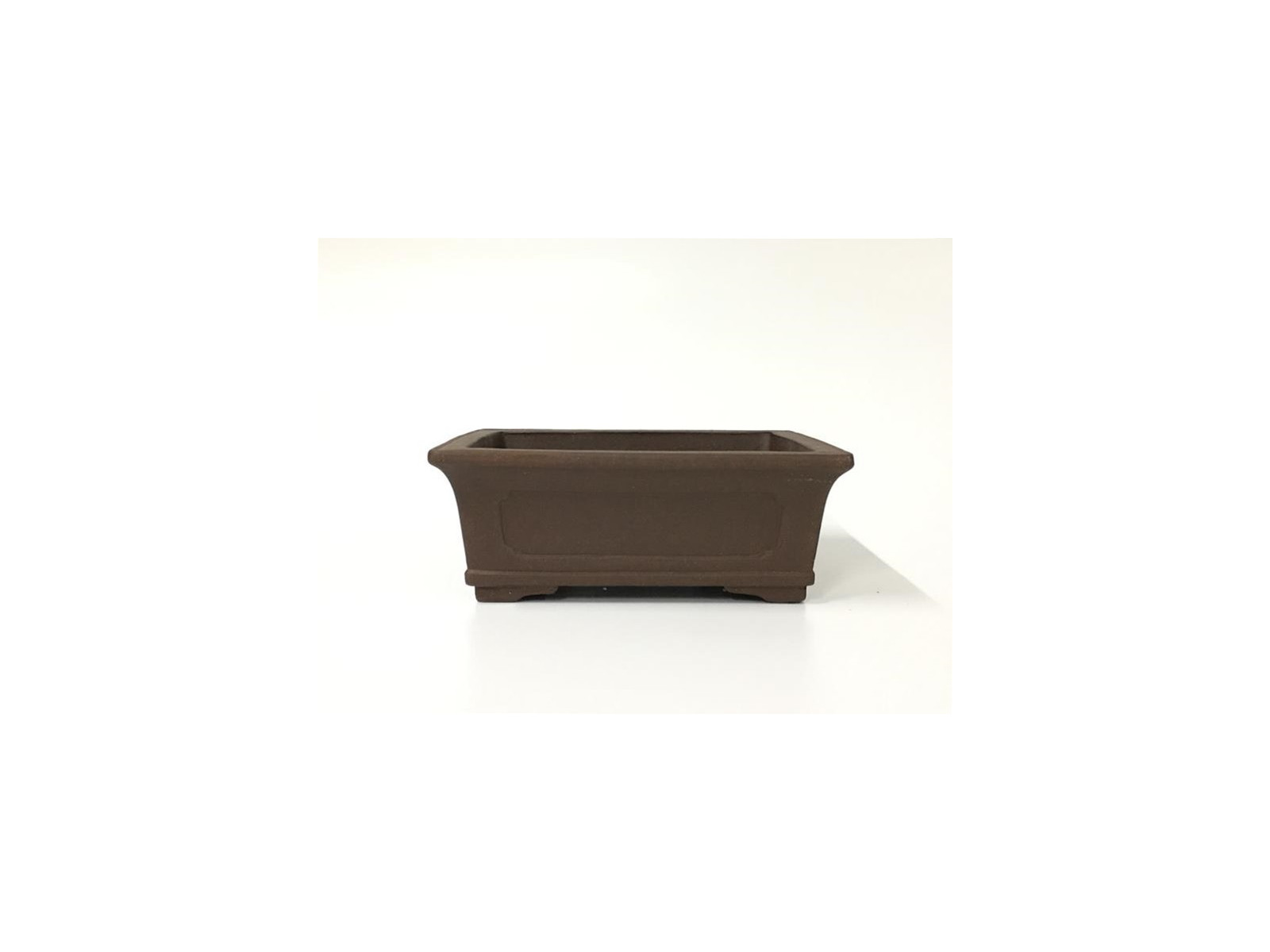 Tiesto rectangular 26 cm Yixing 14606 sin esmaltar bonsai