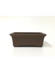 Tiesto rectangular 26 cm Yixing 14606 sin esmaltar bonsai