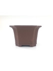 Tiesto cuadrado 28 cm Yixing 13076 sin esmaltar bonsai