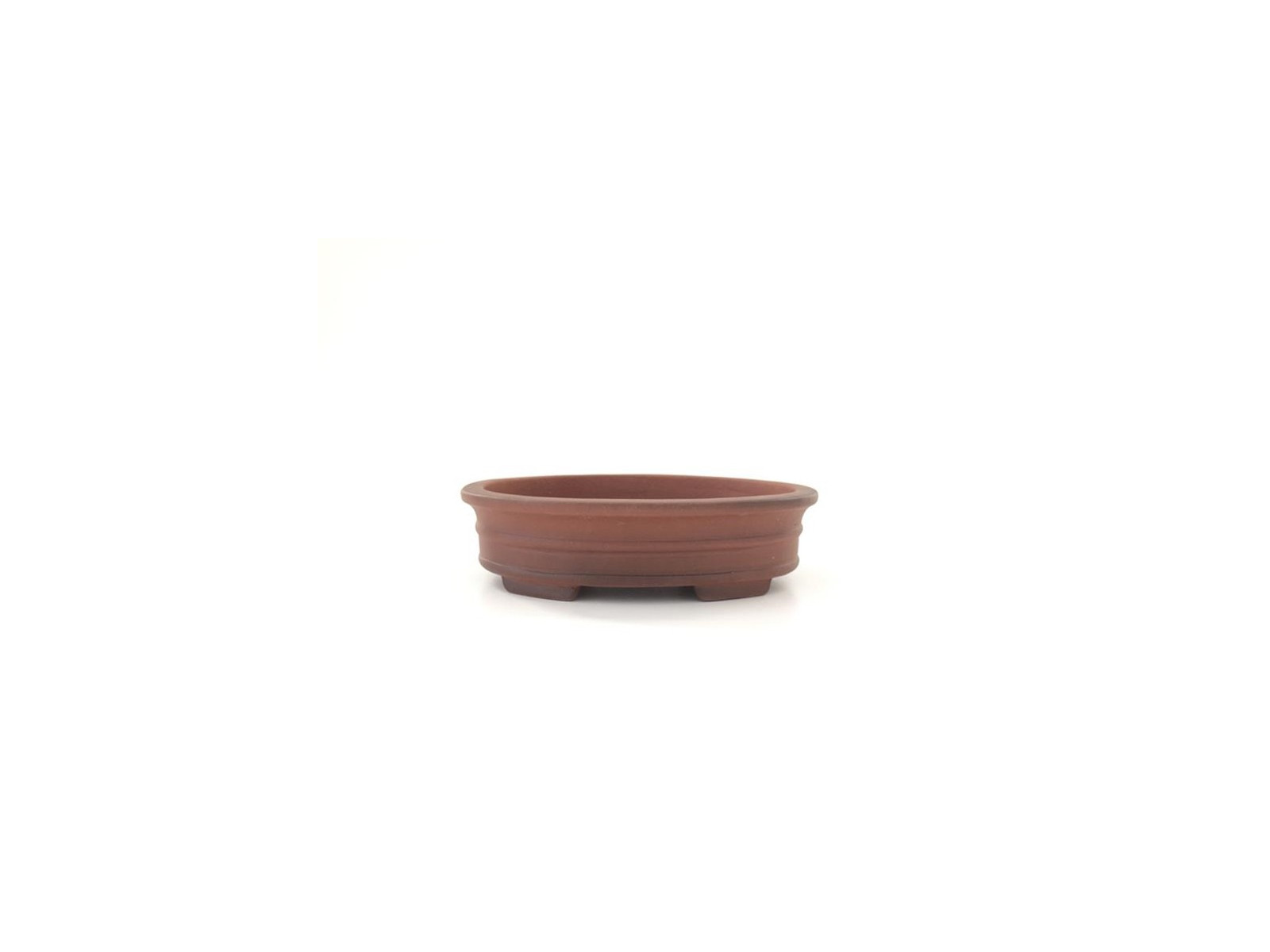 Tiesto ovalado 15 cm Yixing 14611 sin esmaltar bonsai