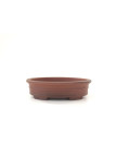 Tiesto ovalado 15 cm Yixing 14611 sin esmaltar bonsai