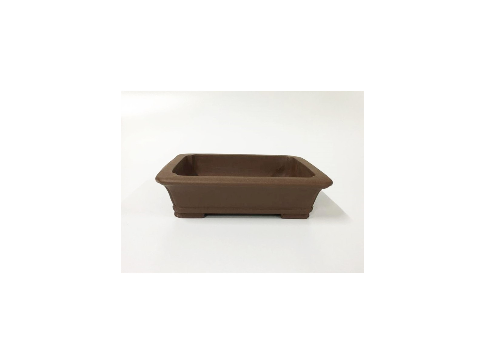 Tiesto rectangular 25 cm Yixing 13441 sin esmaltar bonsai