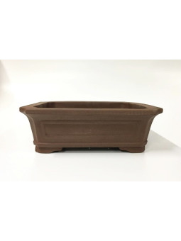 Tiesto rectangular 35 cm Yixing 12753 sin esmaltar bonsai