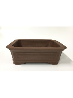 Tiesto rectangular 35 cm Yixing 12753 sin esmaltar bonsai
