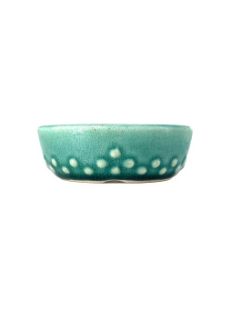 Tiesto redondo 9 cm Yixing verde CPA62