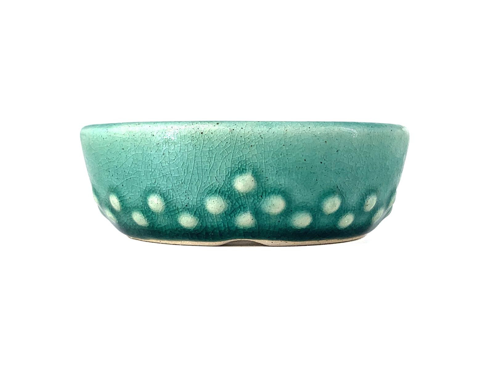 Tiesto redondo 9 cm Yixing verde CPA62
