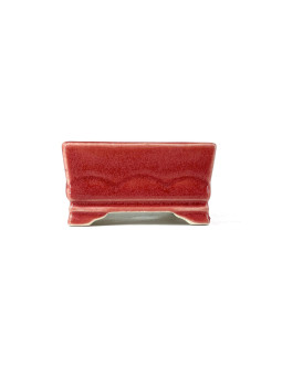 Tiesto cuadrado 6.5 cm Yixing rojo CPA37