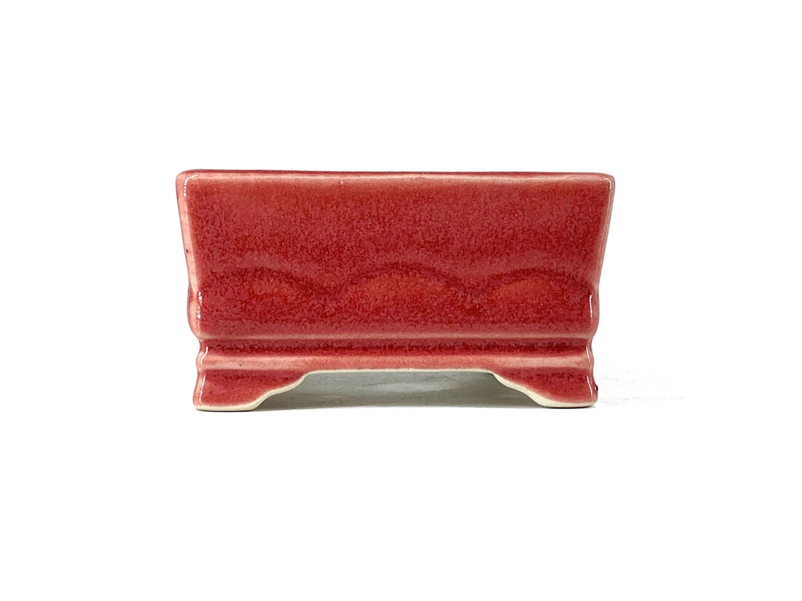 Tiesto cuadrado 6.5 cm Yixing rojo CPA37