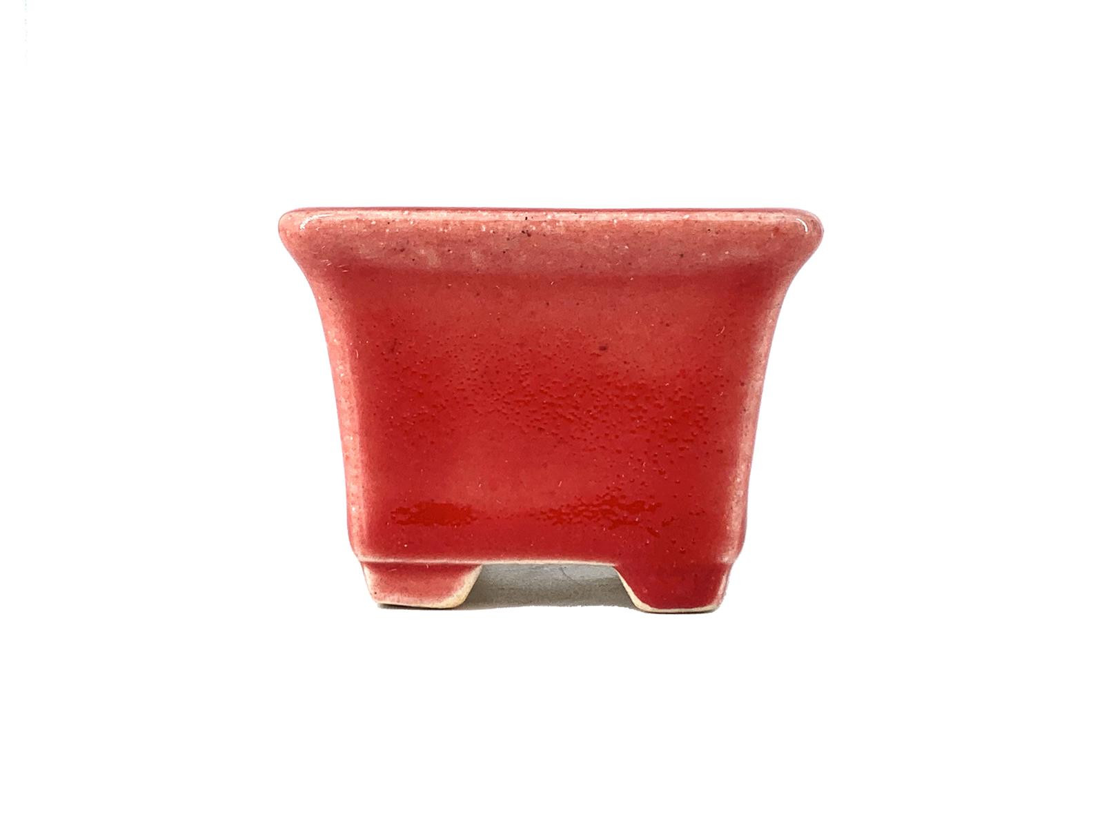 Tiesto cuadrado 5.5 cm Yixing rojo CPA60