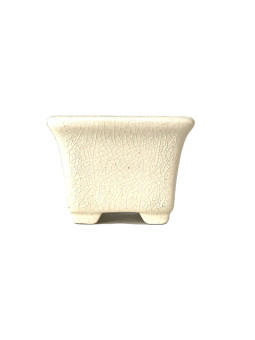 Tiesto cuadrado 5.5 cm Yixing crema CPA58