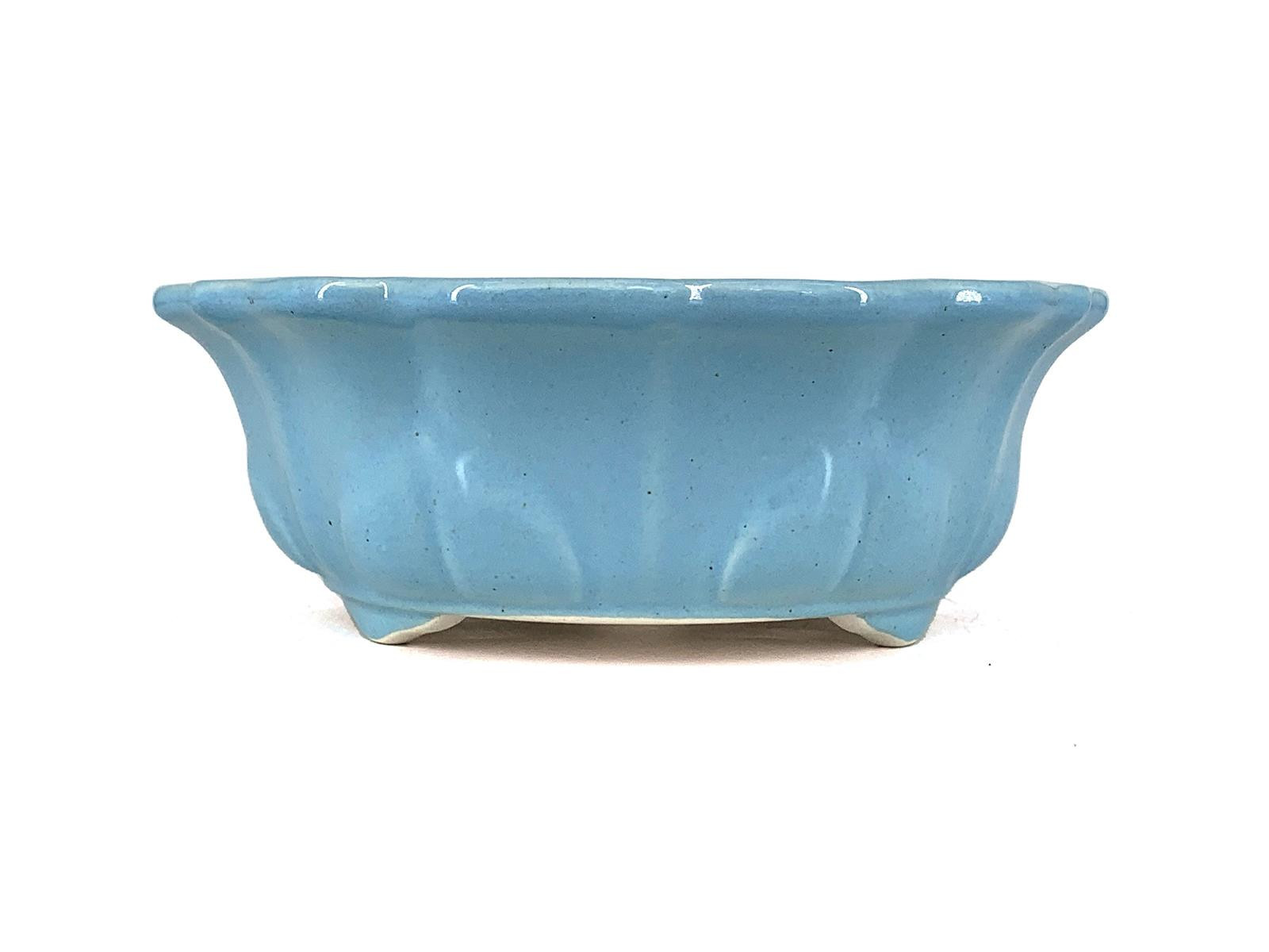 Tiesto redondo 17 cm Yixing celeste CPA76